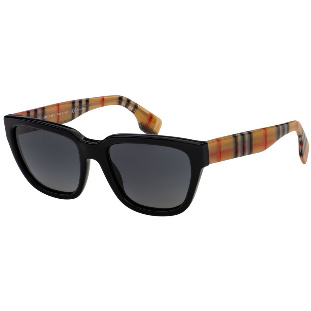 Burberry | Mammoth Sunglasses Black Frame Grey Lens